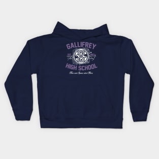 Gallifrey High School Kids Hoodie